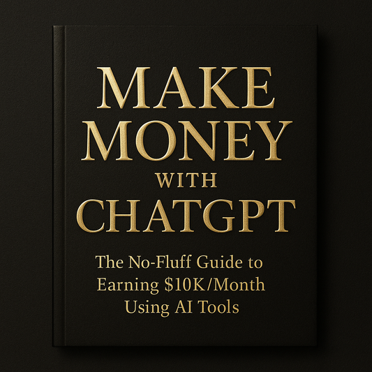 Make Money with ChatGPT: The No-Fluff Guide to Earning $10K/Month Using AI